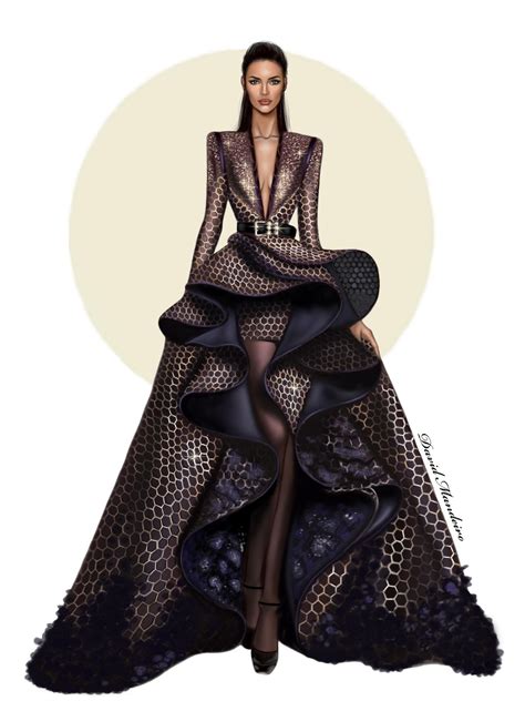 HAUTE COUTURE ILLUSTRATIONS 